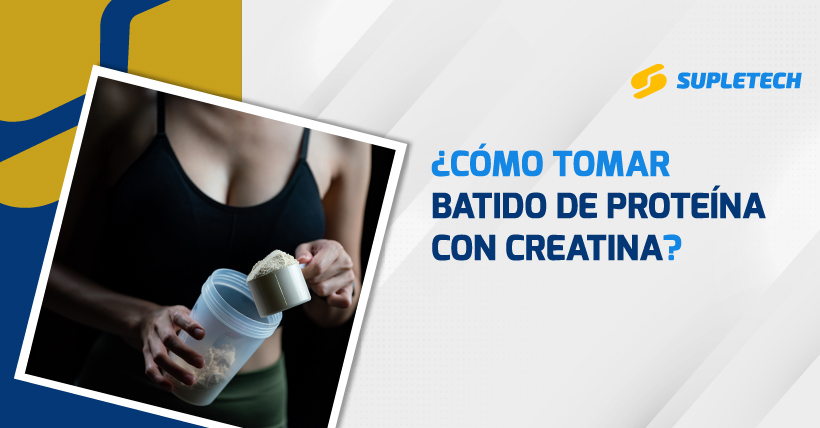 Como tomar proteina con creatina