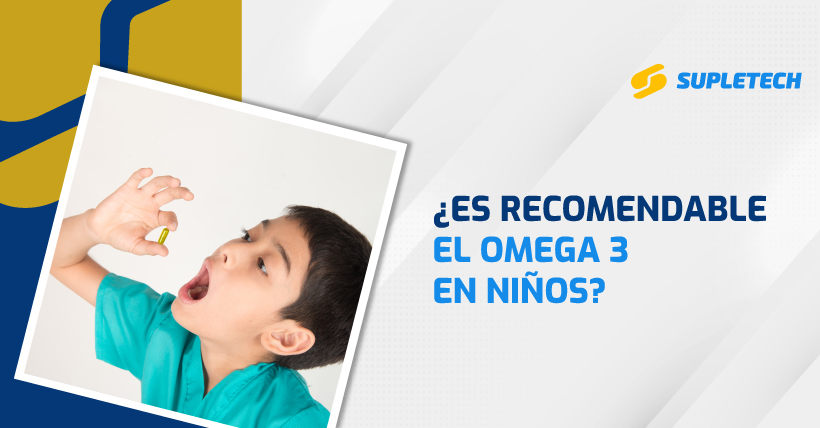 ¿Es recomendable el Omega 3 en niños?