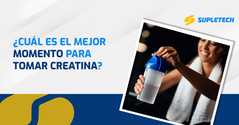 ¿Cuál es el mejor momento para tomar creatina?