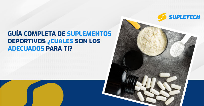 Guia completa de suplementos deportivos