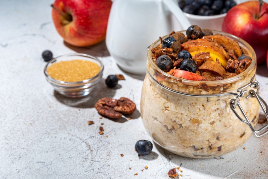 desayuno facil y proteico para dejar listo la noche anterior