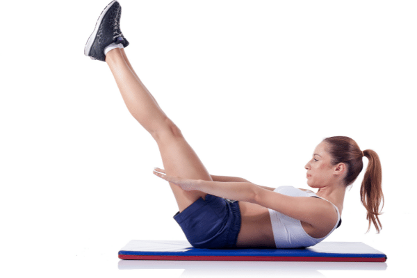 abdominales en v para quemar grasa abdominal